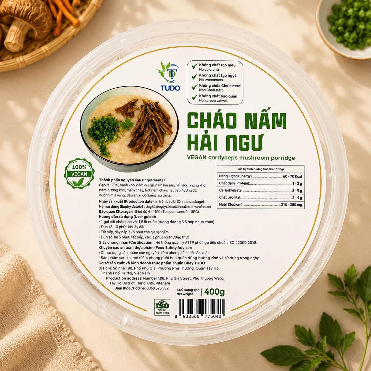 Cháo Nấm Hải Ngư — 2
