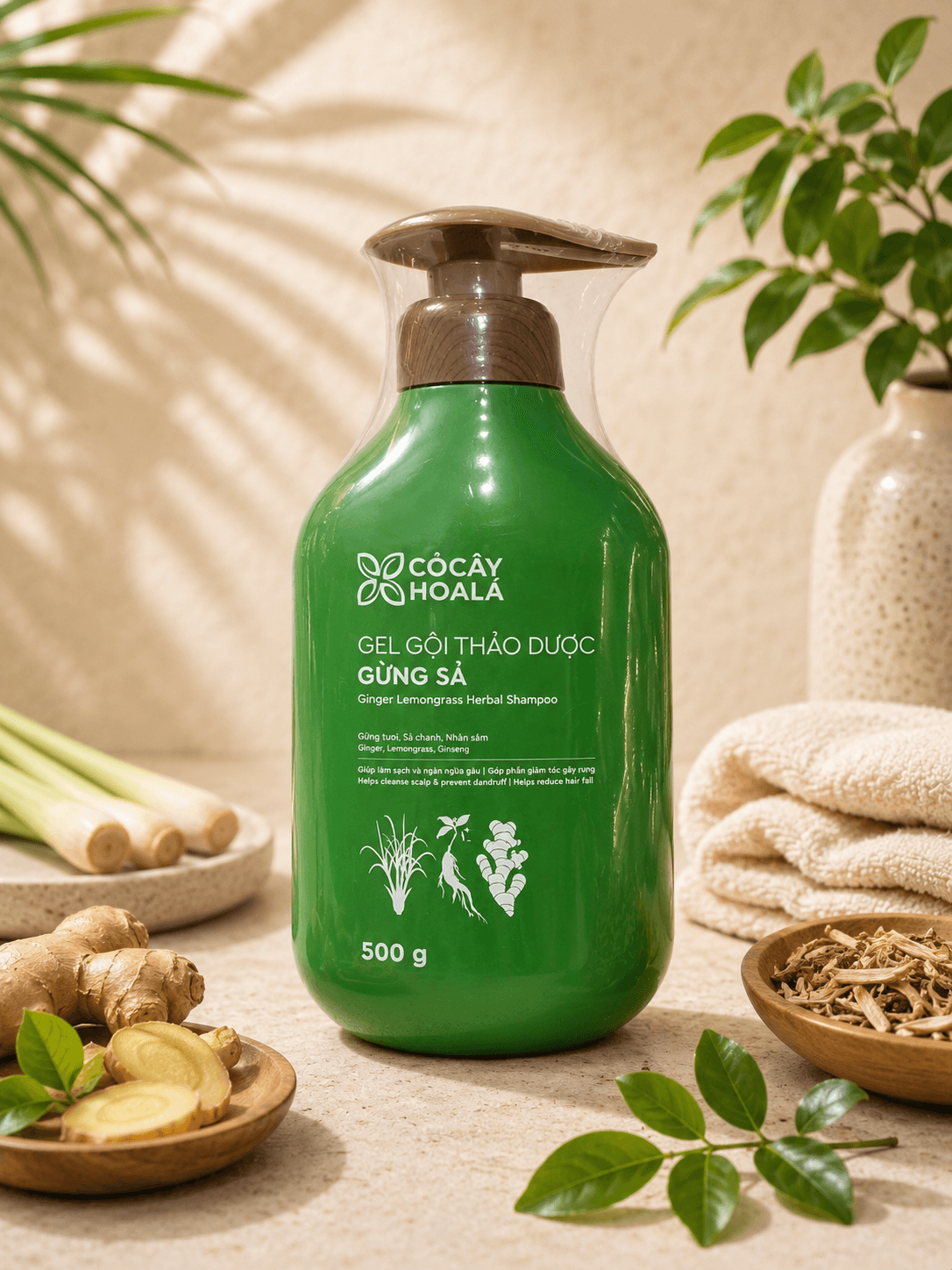 Dầu Gội Thảo Dược Gừng Sả — 2