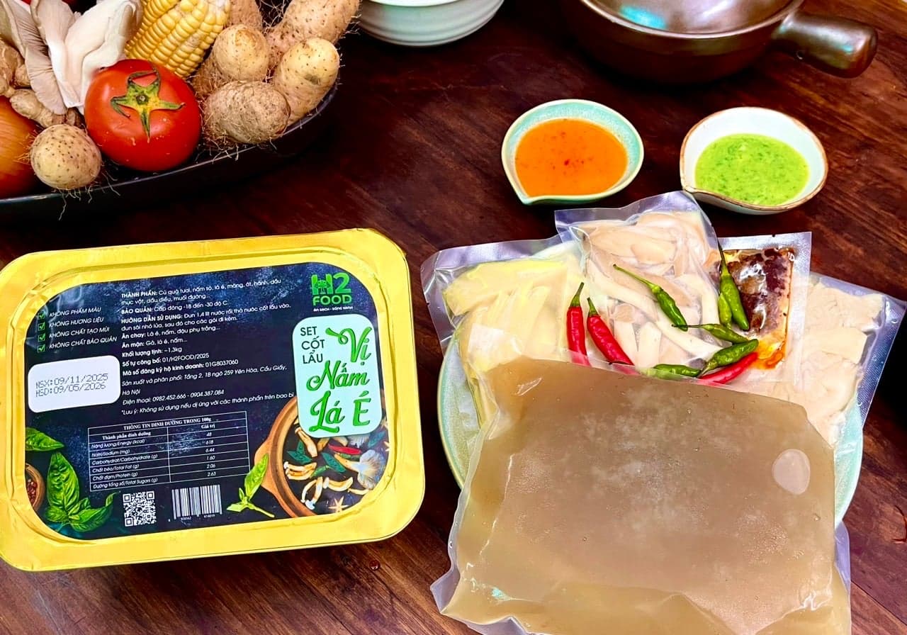 Set Cốt Lẩu - Vị Nấm Lá É — 2