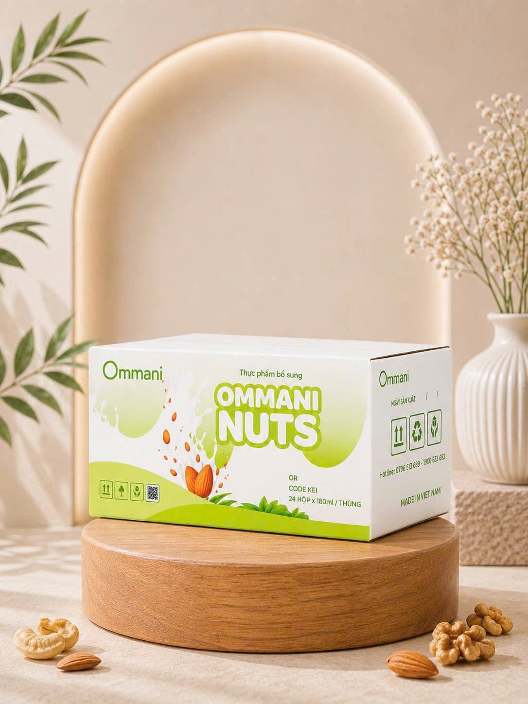 Sữa Thực Vật Ommani - Thùng 24 hộp